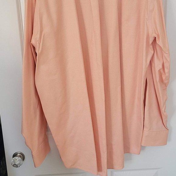 PRONTO UOMO Men's Dress Shirt, 18.5 36/37, Salmon Colour - Picture 3 of 5